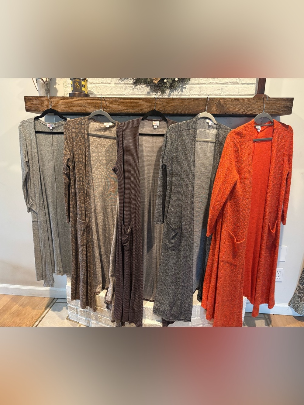 5 LuLaRoe Sarah’s Long Open-Front Cardigan